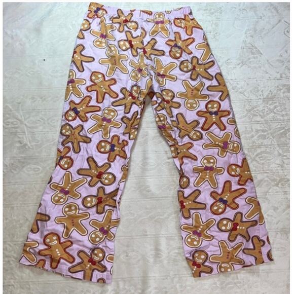 Victoria’s Secret Gingerbread 100% Cotton Vintage Flannel Pajama Set In Pink - Picture 5 of 6